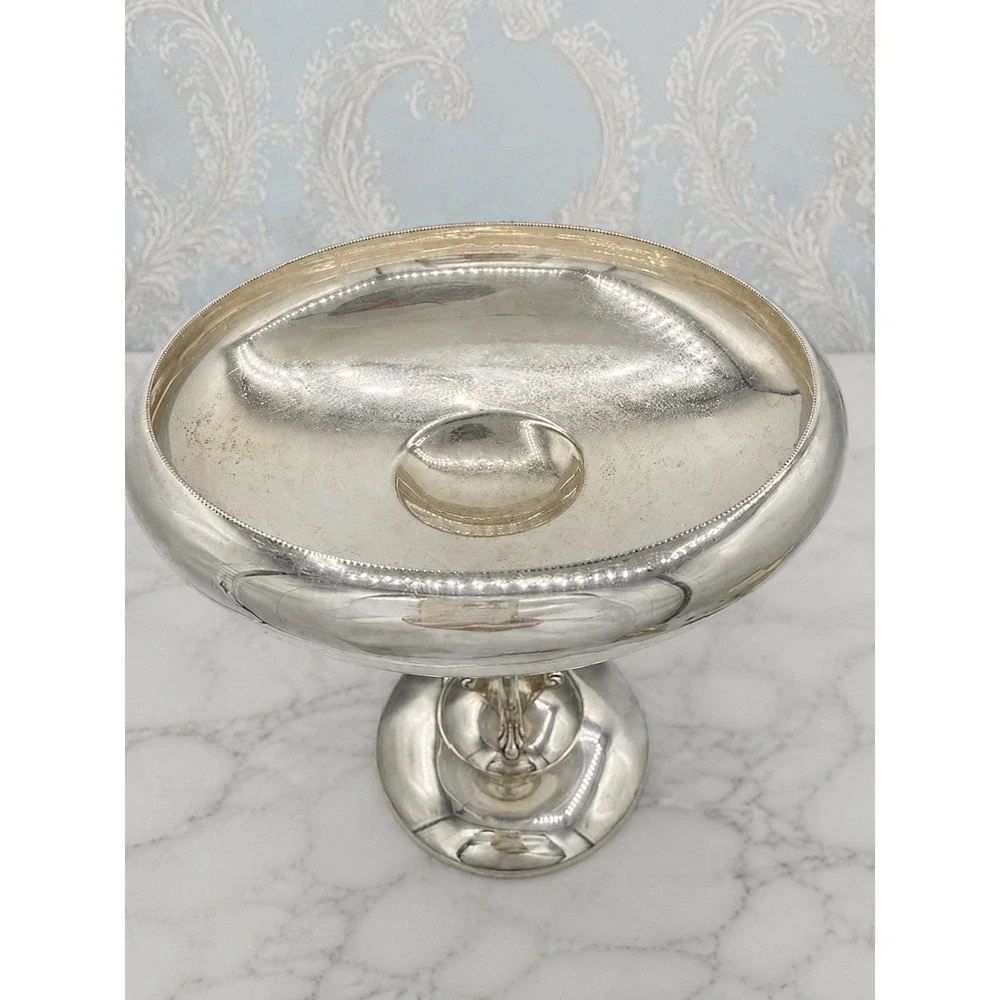 Vintage Imperial EPNS A1 Silver-Plated Pedestal Tazza Centerpiece Compote Bowl